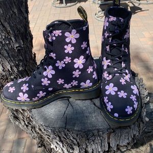 NEW Dr. Martens Page Meadow Cherry Blossom Boots
